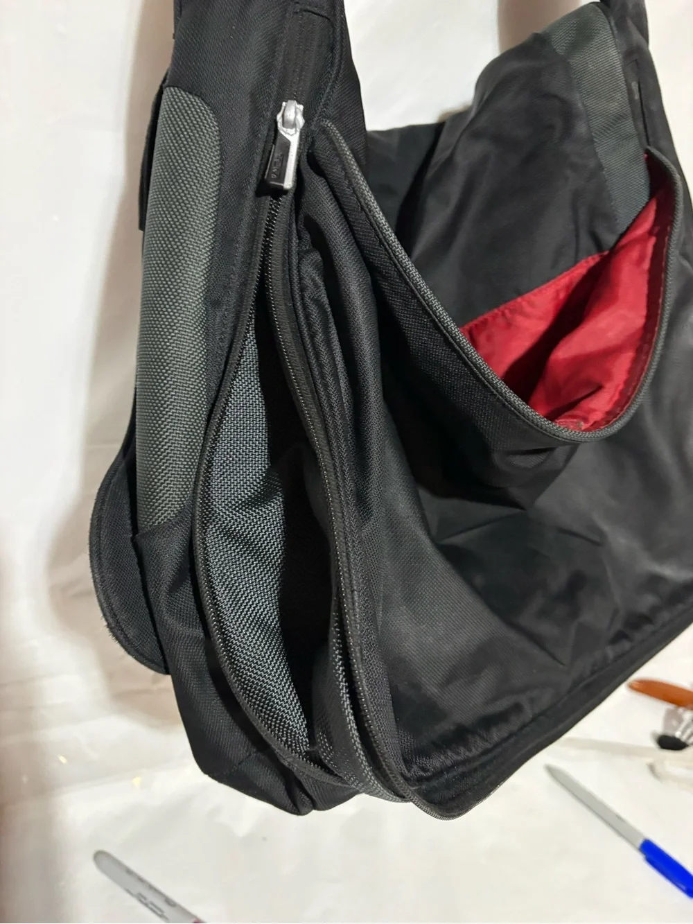 Tumi Black Men's Messenger Crossbody Bag